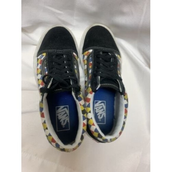 VANS Old Skool Card Suits - Black Red Size - 5.5 M, 7 W Vintage Look Good Shape - Picture 4 of 7